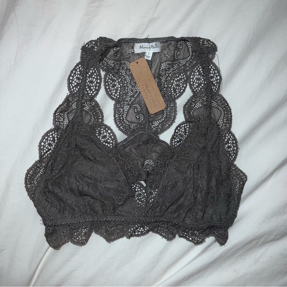 3/$30 NWT Honey Belle Lace Bralette S